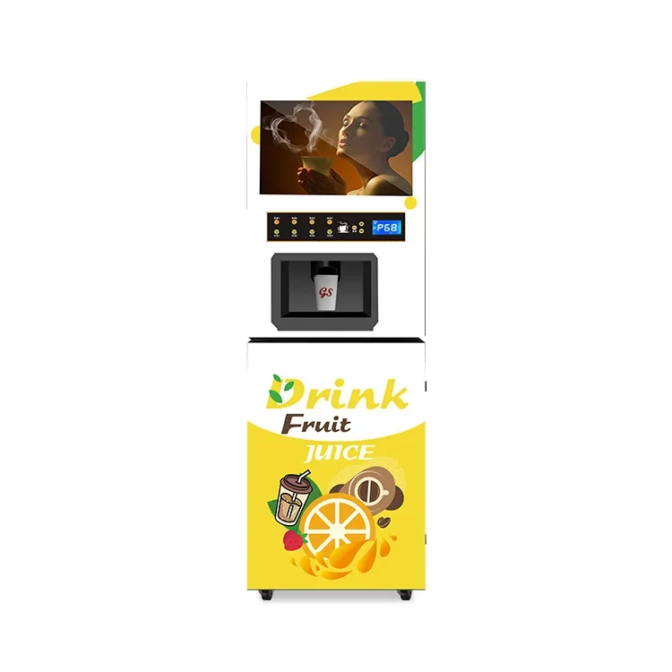 Commercial Factory's New Multi-Functional Intelligent Beverage Machine Double Temperature Instant Hot Cold Milk Tea Coffee Maker