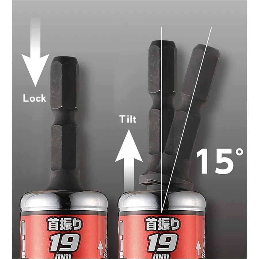 VESSEL Franchise Sleeve series NO. WSA209PS ，9 PCS Hard Forged Sockets Set A/F8-24 Socket Adapter Nut Removal Tools