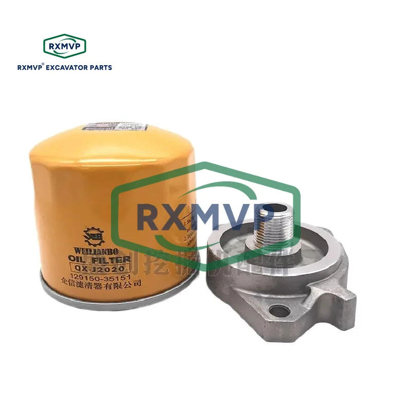 For Yanmar Vio 3tnv68 70 76 88 Engine Oil Grid Filter Seat Assembly Filter Excavator Accessories