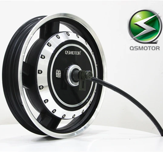 Motor QS de alta qualidade 72V5000W motocicleta elétrica motor de freio a disco de 3,5-16 polegadas