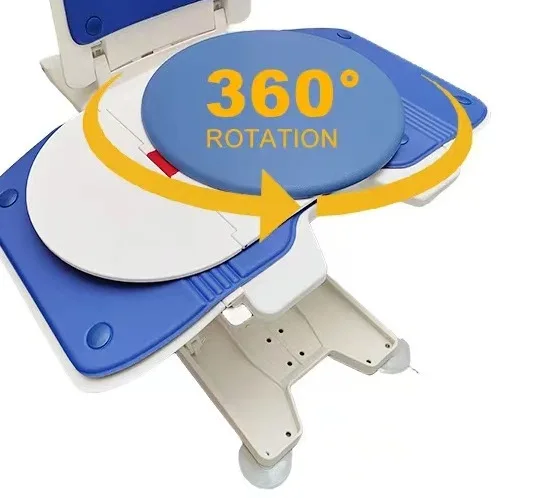 الجملة كرسي الاستحمام المسنين دوران 360 درجة رفع كهربائي كرسي حمام حوض الاستحمام البراز #1