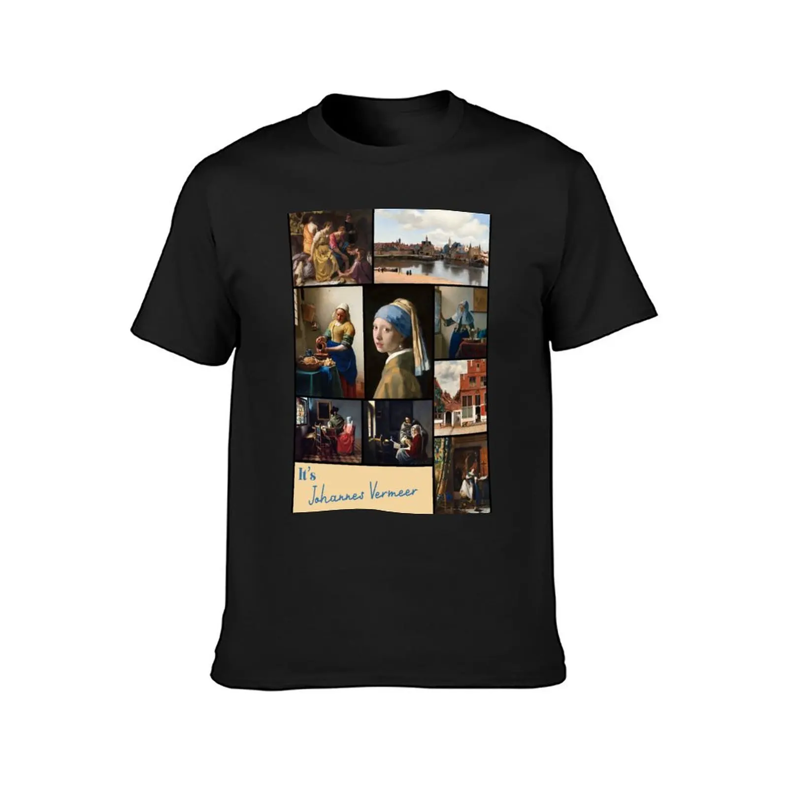 It’s Johannes Vermeer Collection - Art T-Shirt blanks quick drying oversized t shirt men