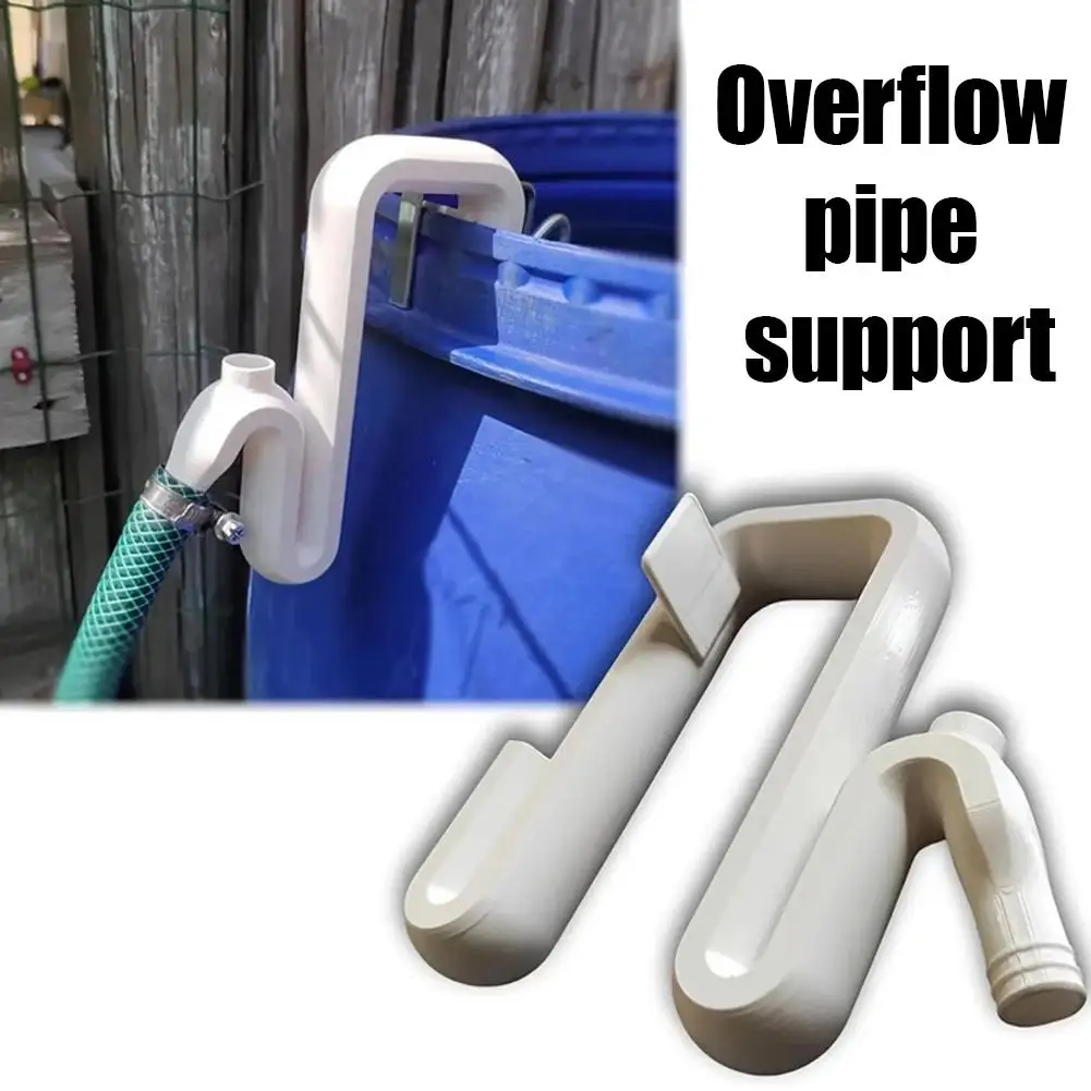Self-Priming Siphon Hose Kit with Bucket Rim Bracket - Overflow Drain Tube, Rain Water Transfer Tool
