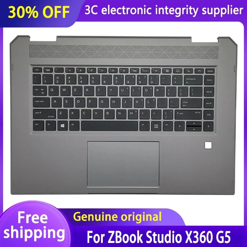 New Original US Keyboard For Laptop For Studio X360 G5 Series Laptop Palmrest Upper Cover With Keyboard Ouchpad L30669-001