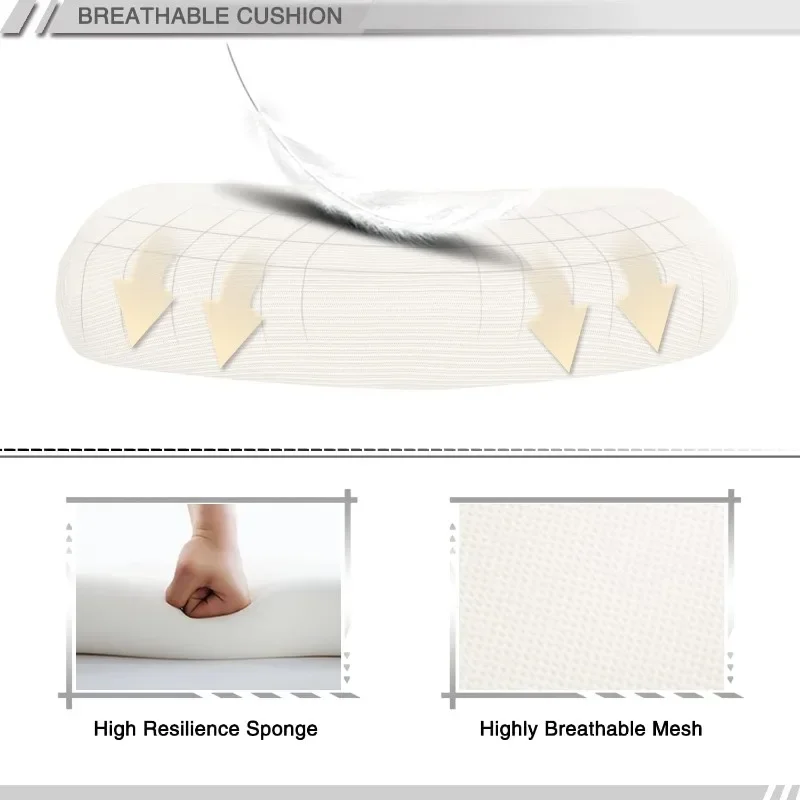 Sedia da ufficio ergonomica in rete con poggiapiedi, sedia da scrivania per ufficio a casa con poggiatesta e schienale sedia da scrivania direzionale regolabile