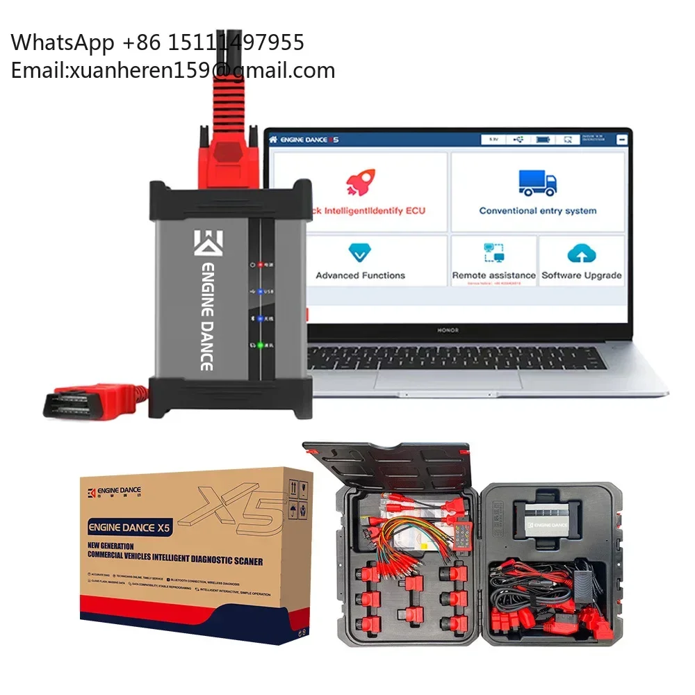 Engine DanceX5 Heavy Truck Scanner Diagnosis Tools Ecu Tuning ECU Programming Tools for Truck and Commercial Vehicles