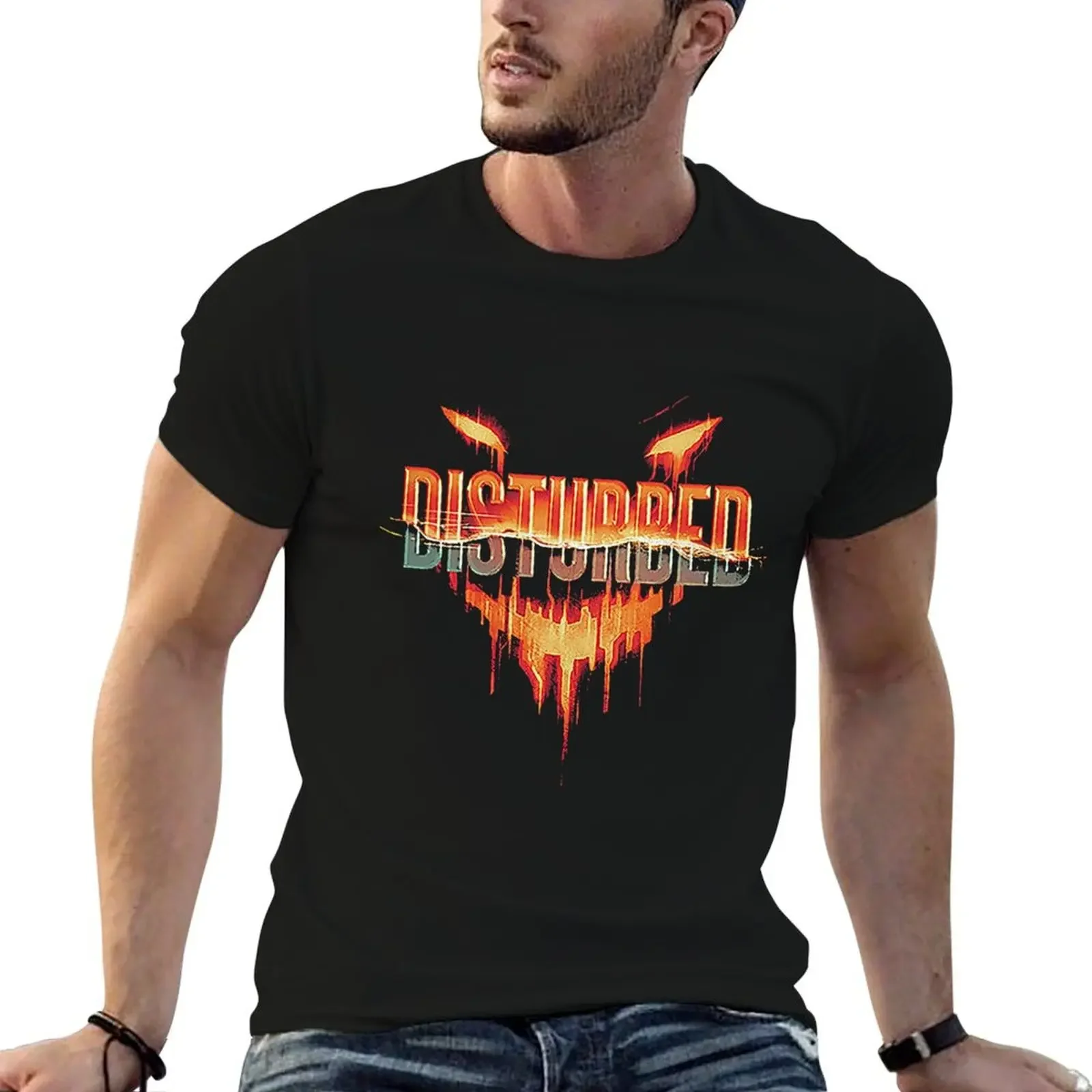 

Disturbed 2024 Tour Fitted Scoop T-Shirt new gifts and t-shirts customs vintage clothes t shirt men 100℅ cotton