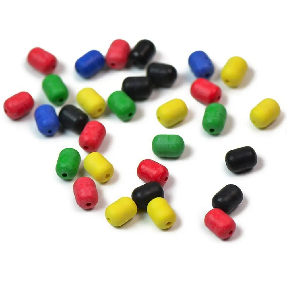 100PCS/Lot Anti-collision Color Anti-collision Bean Anti-tangle Rubber Soft Rubber Buffer Beads Software Color