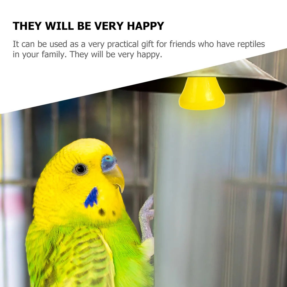 

Basking Heating Bulb for Reptile Terrarium 150W Uv Resistant High Efficiency Heat Lamp Reusable Safe for Pets Easy to Install