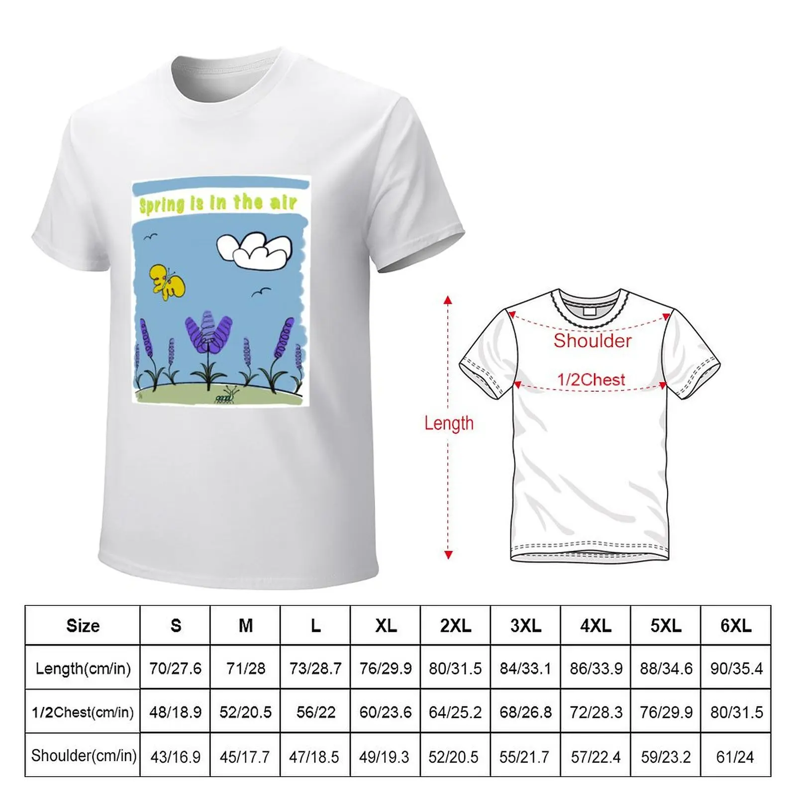Spring is in the air T-shirt plus sizes cute clothes mens clothing image 2