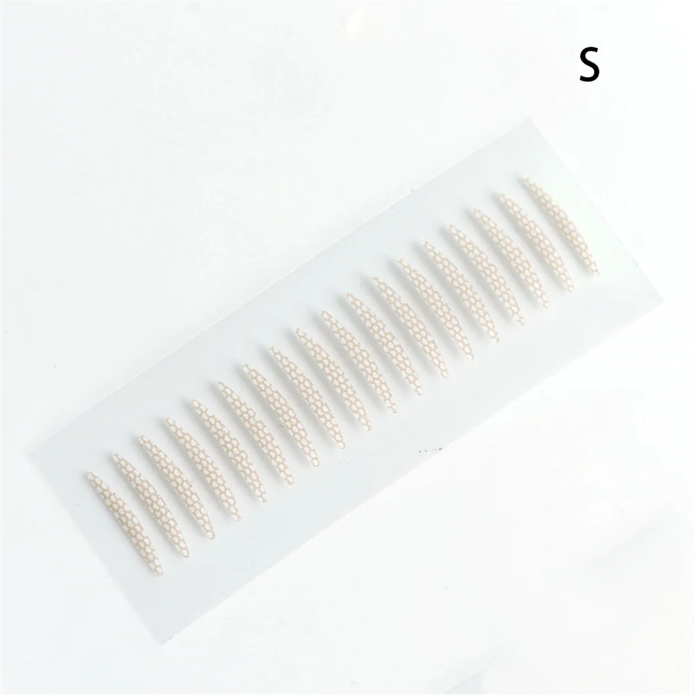 10Sheets Eyelid Tape Sticker Invisible Double Fold Eyelid Paste Beige Stripe Self-adhesive Natural Eye Tape Makeup Tool