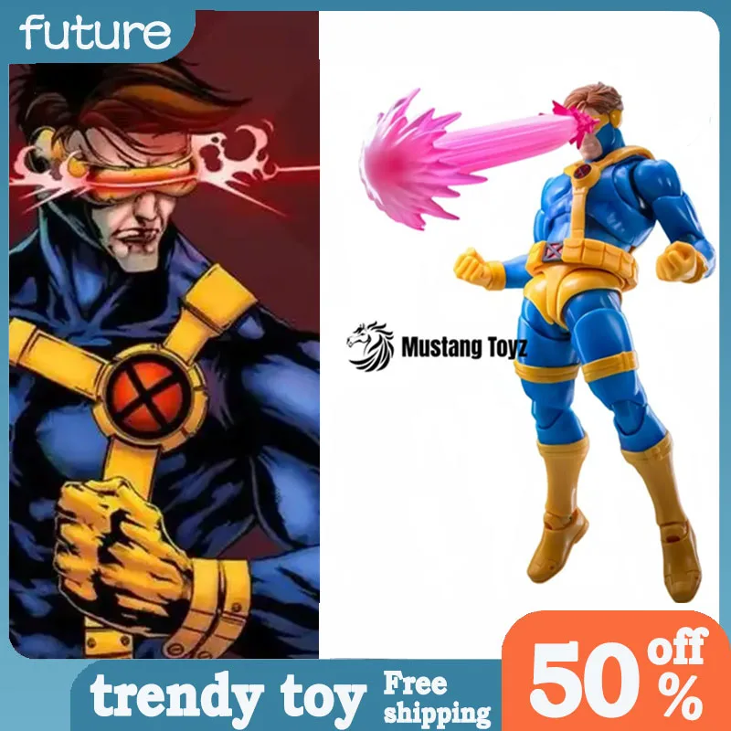 

Фигурка Mustang Toyz 1/12: Циклоп Скотт Семмерс (X-Men), коллекционная модель из ПВХ, аниме-фигурка, украшение для рабочего стола, детская игрушка