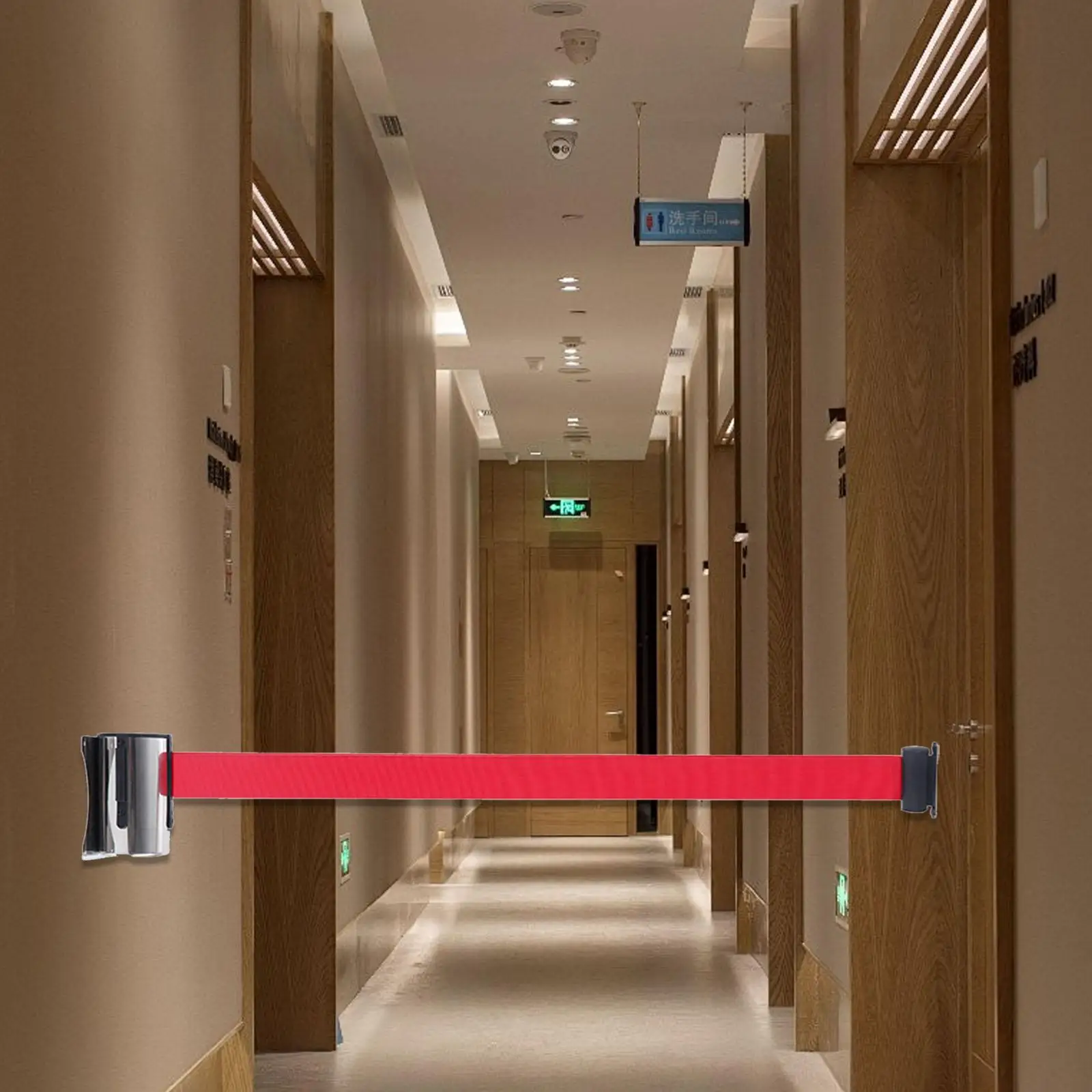 Retractable Barrier Belt Save Space for Indoor Register Sporting Events 2 m