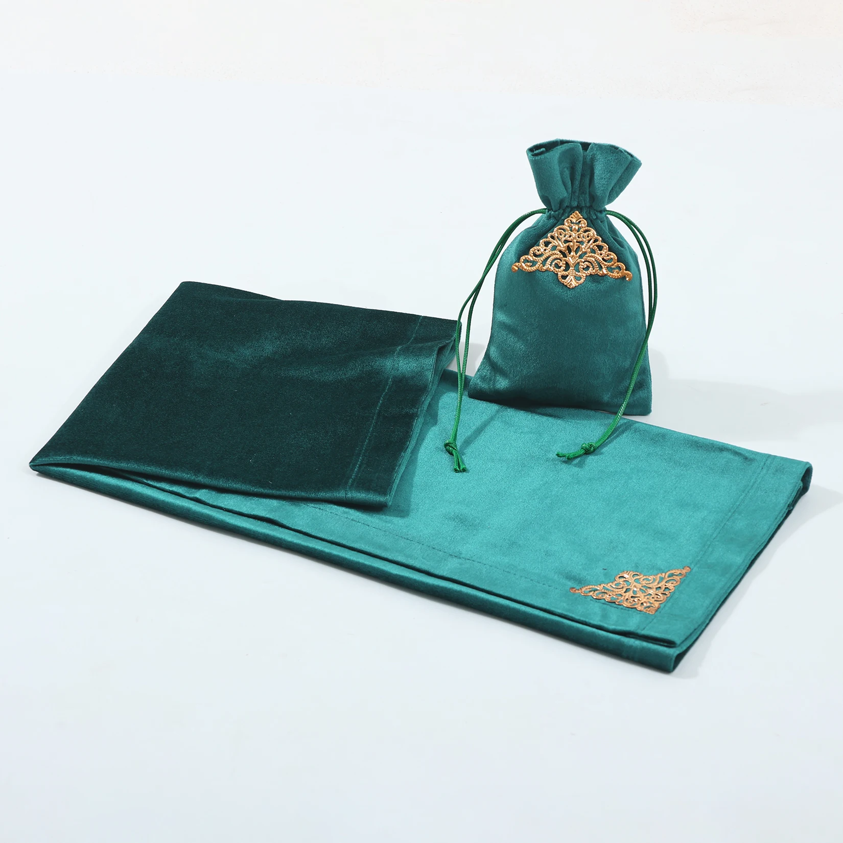 Tarot Tablecloth Witch Wizard Game Cards Play Bag Altar Divination Halloween Square Pouch Wet Non-Slip