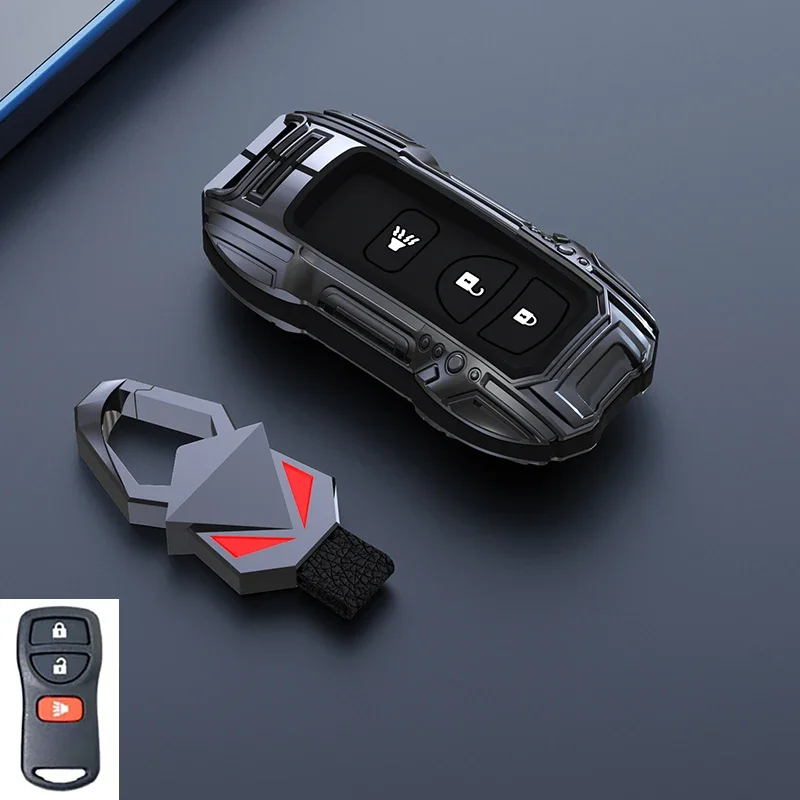 

3 4 Buttons Car Remote Key Zinc Alloy Case Fob For Nissan PATHFINDER X-TRAIL TIIDA VERSA 350Z MURANO Armada XTERRA FRONTIER