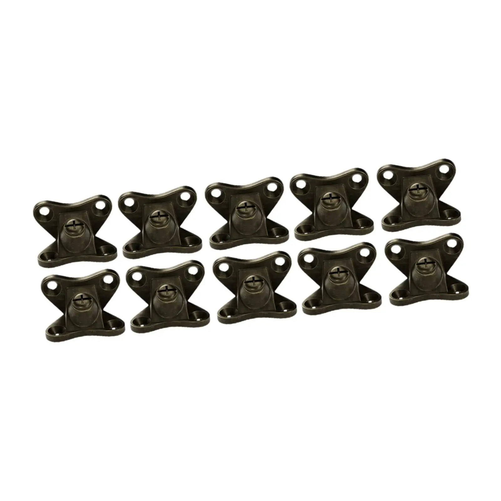10pcs Butterfly Corner Code Removable Corner Brace L-Bracket Connector for Shelves Cabinets Furniture Legs