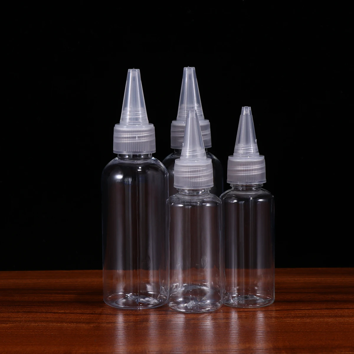 

20pcs Plastic Squeeze Bottles 30Ml 60Ml Transparent Food Grade For Condiment Sauce Ketchup Mustard Dressing Dispenser Applicator