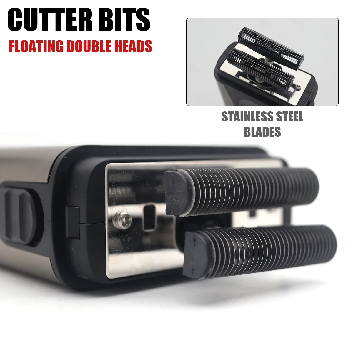 เครื่องโกนหนวดไฟฟ้าบุรุษพร้อมมอเตอร์ Levitation แม่เหล็ก 9200RPM และจอแสดงผล LCD เครื่องโกนหนวดตัดผมมืออาชีพสําหรับร้านตัดผม