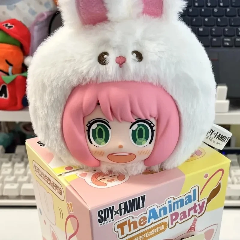 Kawaii جاسوس اللعب منزل الحيوان سلسلة الحفلات الفينيل صندوق أعمى أنيمي الشكل أرقام المعلقات الدمى لعبة الزخرفية المحيطة هدية
