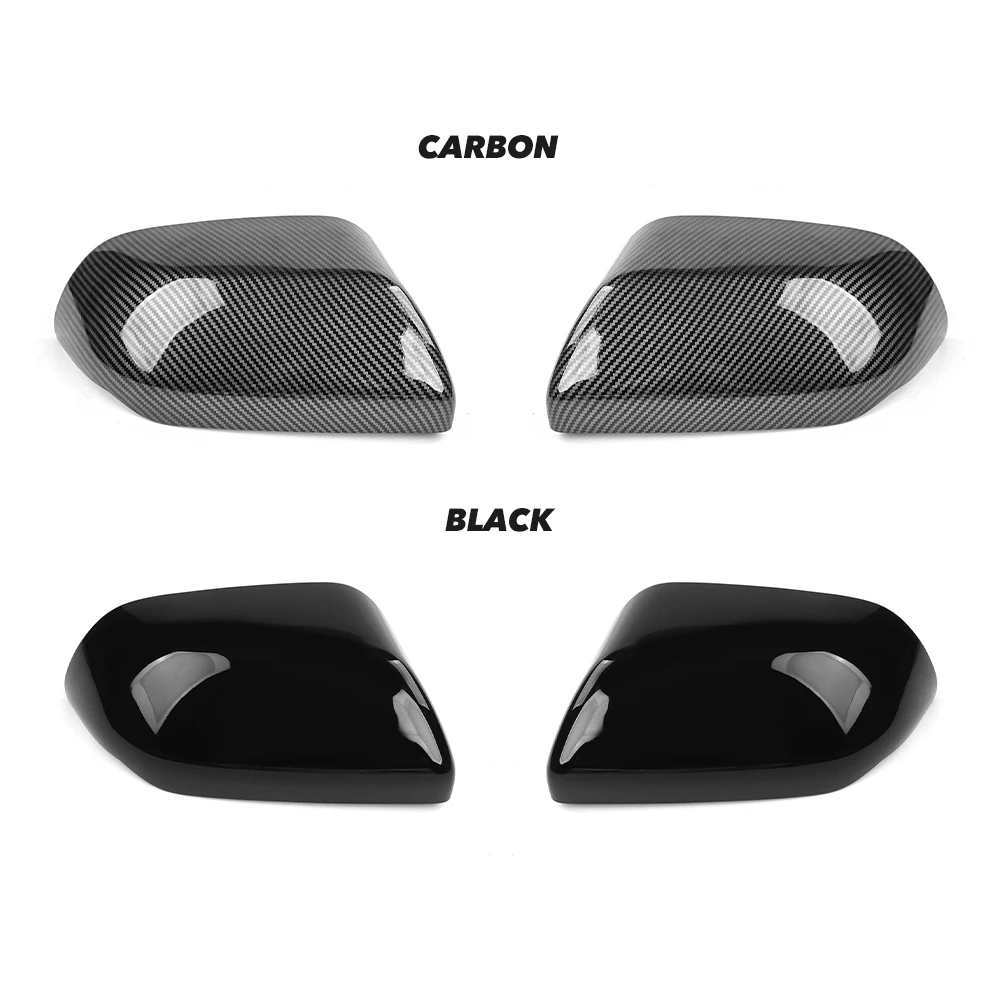 Exterior Accessories Carbon Fiber Black Rearview Mirror Decoration Cover Trim For Chevrolet Equinox 2025 2026 Car Supplies view 5