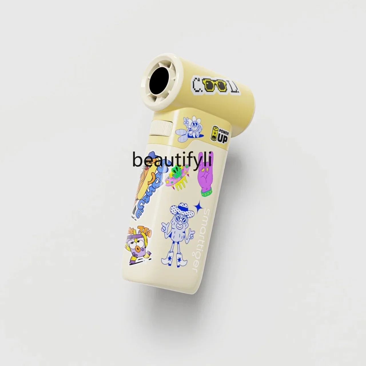 smt61 New high-speed handheld small fan usb charging mini portable turbine bladeless violent fan