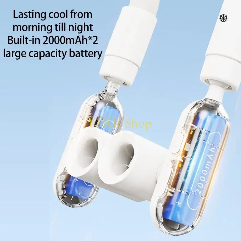 L8RE الرقبة معلقة مروحة معجزة لا يمكن ارتداؤها لا يمكن ارتداؤها