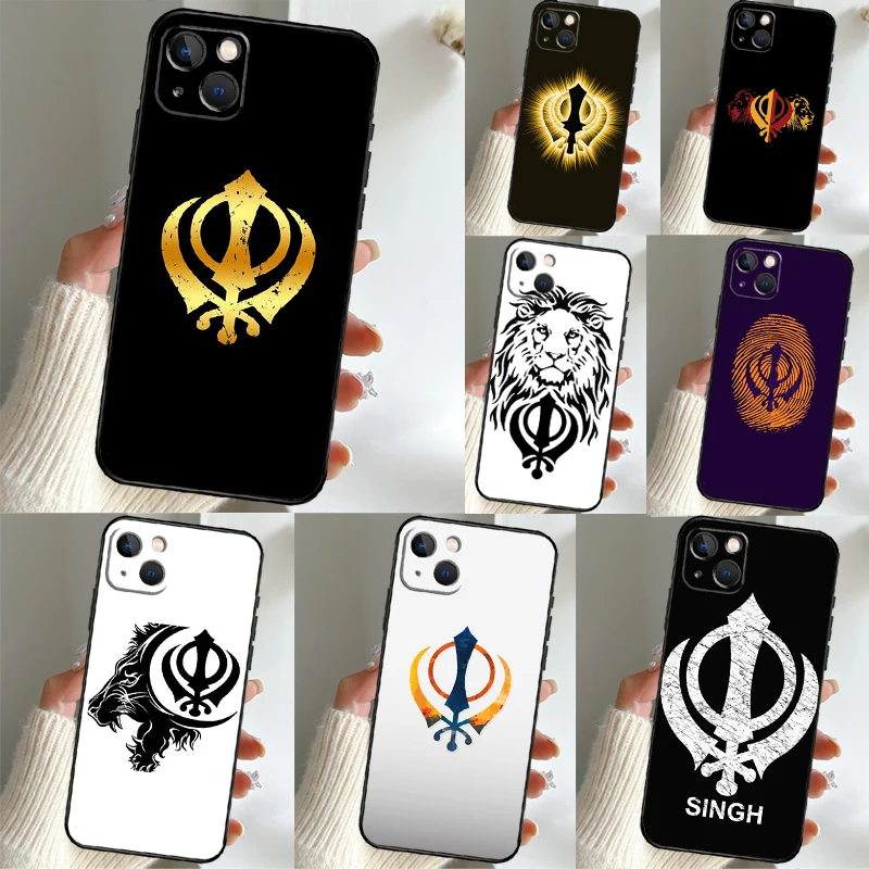 Sikh Khanda Sikhism Case For Samsung Galaxy S26 Ultra S20 S21 S22 S23 S24 Ultra S25 Plus S26 FE Back Cover Shell