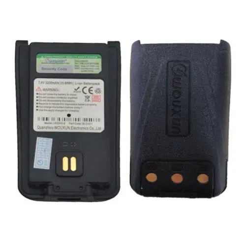 

2pcs Original 7.4V 3200mAh Li-on Battery Pack BLO-011 for Radio Walkie Talkie WouXun KG-828/928/958/968