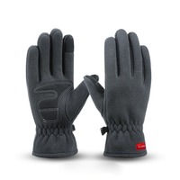 New Polar Fleece Winter Gloves Touchable Screen Warm Touch Screen Gloves Full Finger Windproof Cold Proof Gloves Girls