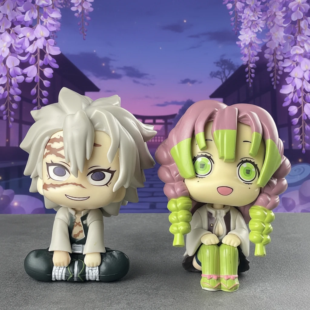 

Japan Anime Demon Slayer LK Mitsuri Kanroji Sanemi Shinazugawa Giyuu Tomioka Muichiro Tokito Figure Toys 10cm