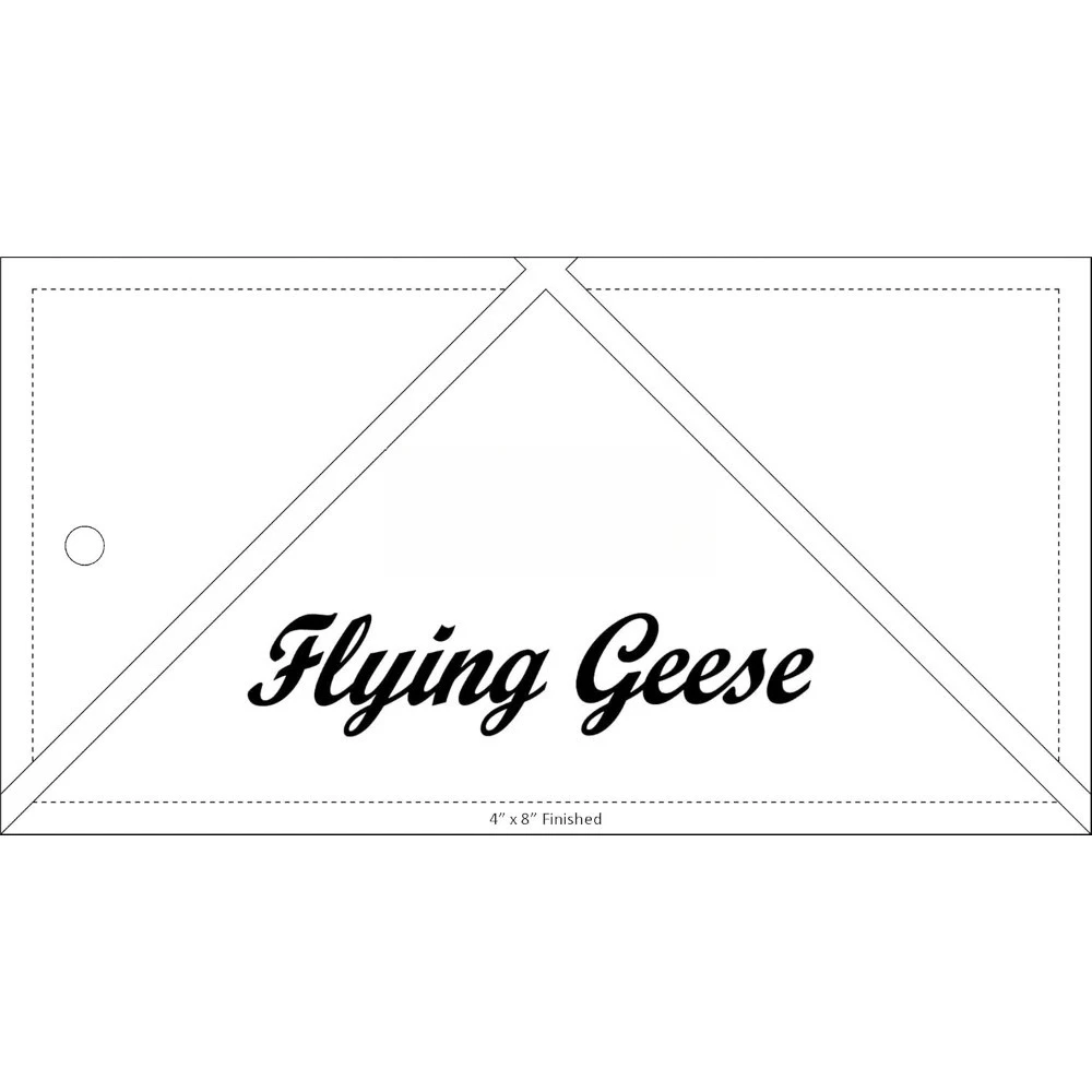 

Линейка для квилтинга Flying Geese, 4 x 8 дюймов, готовый инструмент для квилтинга для квилтеров