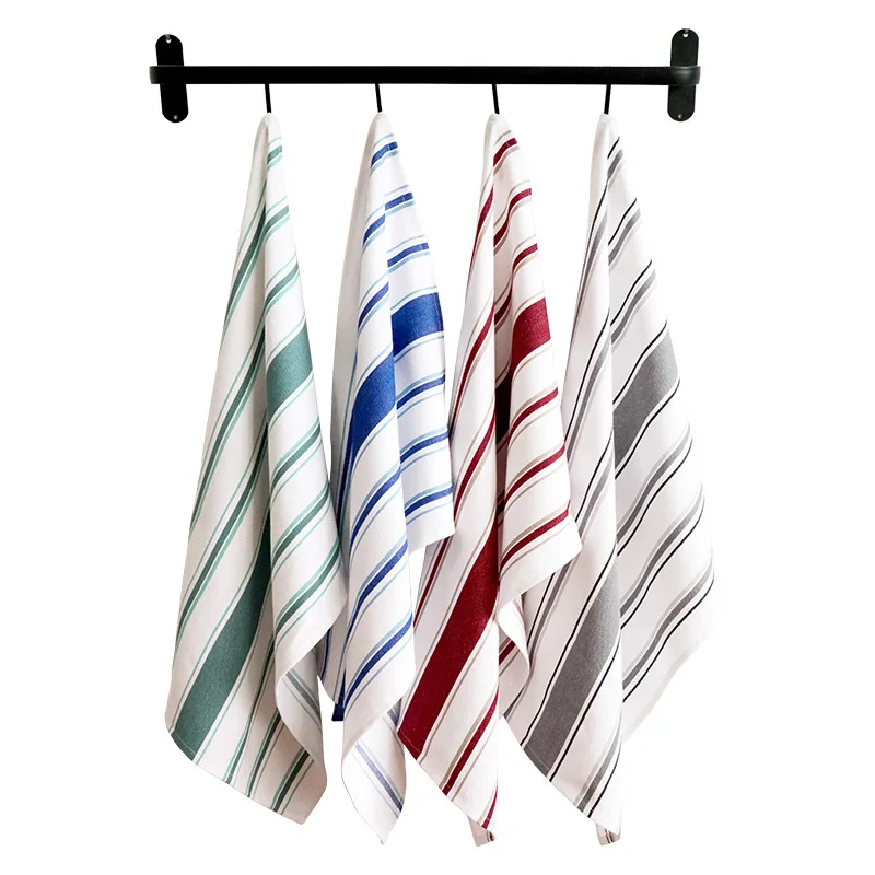 Cotton Dyed Tea Towel, Household Kitchen Napkin Cloth
