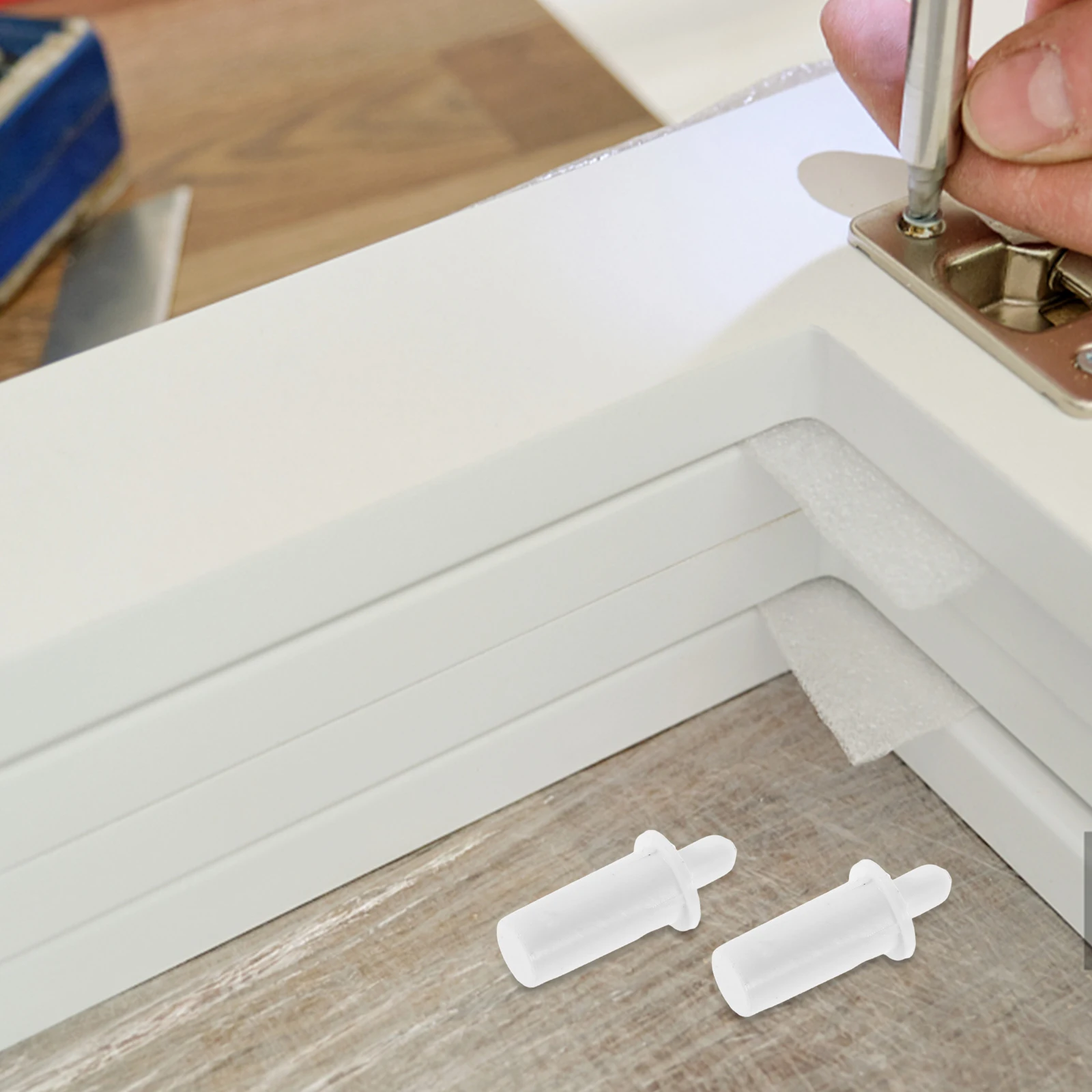 

50pcs Furniture Repair Accessories Cabinet Door Damper Replacement Pins Shutter Repair Window Shutters Exterior Door Spring Pins