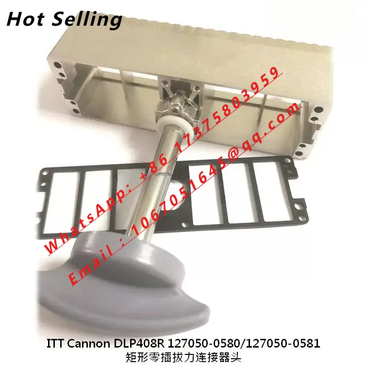 ITT Cannon DLP408P 127050-0580/127050-0581 rectangular connector plug