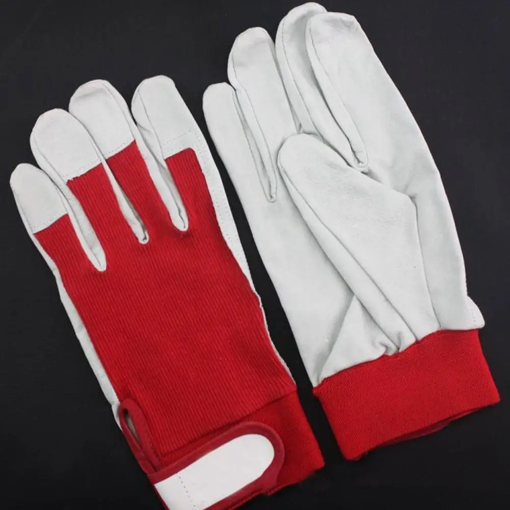 قفاز الميكانيكي الحبوب جلد الماعز سائق سلامة جلد الماعز TIG MIG لحام الجلود قفاز العمل الميكانيكية #3