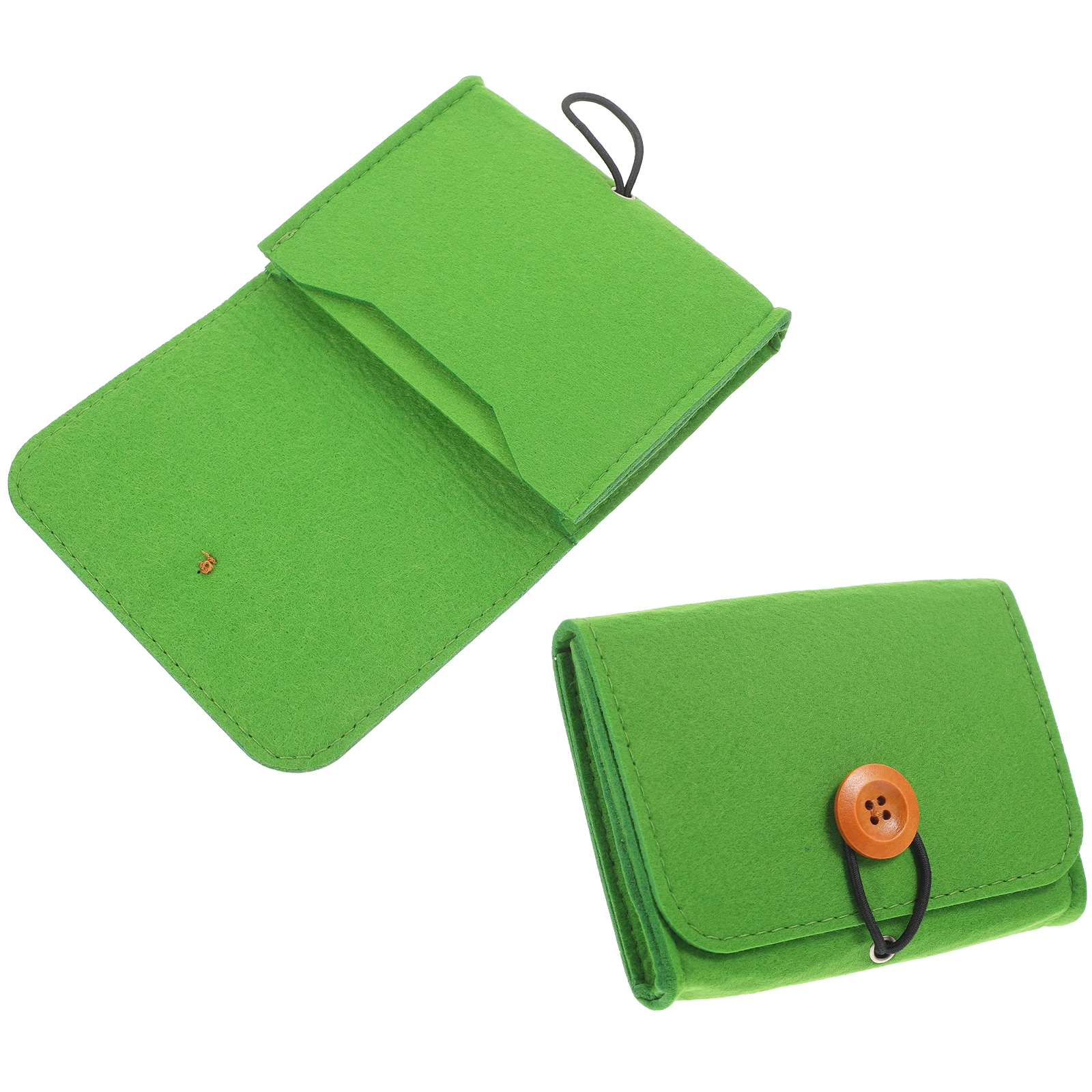 

2pcs Essential Storage Bag Grass Green Non woven Travel ganizer Pouch for Women Travel Essential Oil Bag Portable Oils Holder