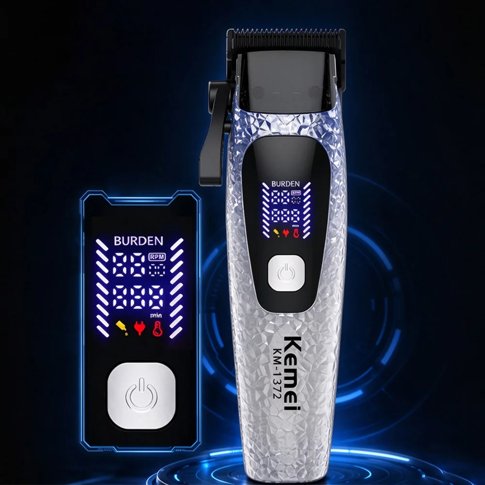 kemei-1372-clipper-hair-haircut-blue-hair-clippers-machine-professional-kemei-machine-barber