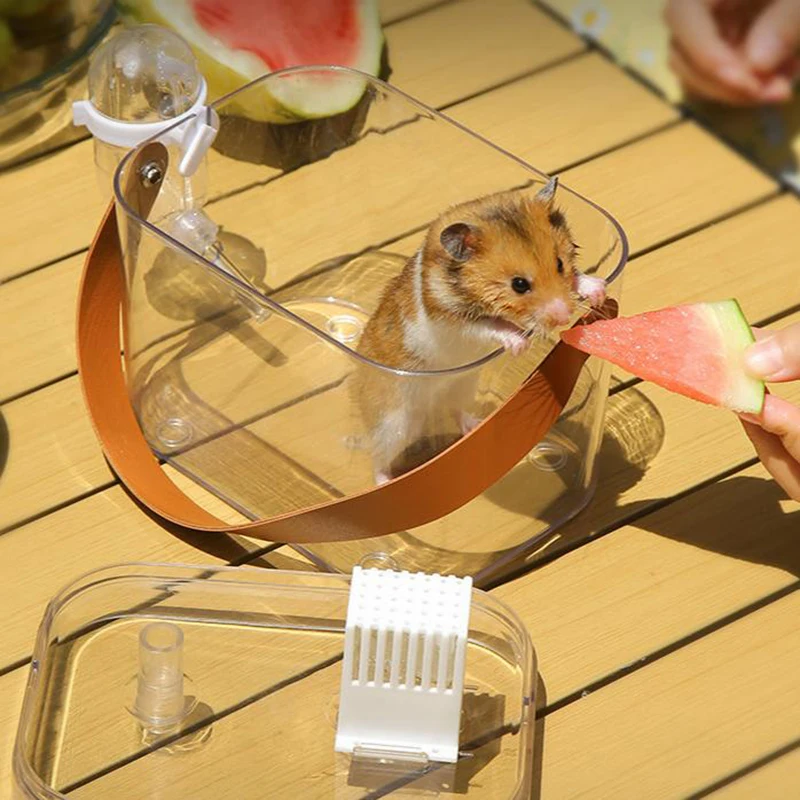 Electrolux portable pour hamster d'extérieur, fournitures pour animaux de compagnie, accessoires pour oiseaux, transparent, grand