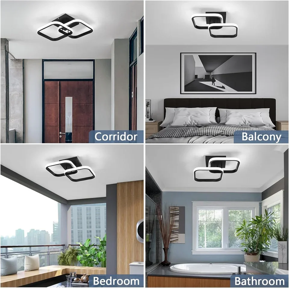 Modern 24W Flush-Mount Ceiling Light description 5