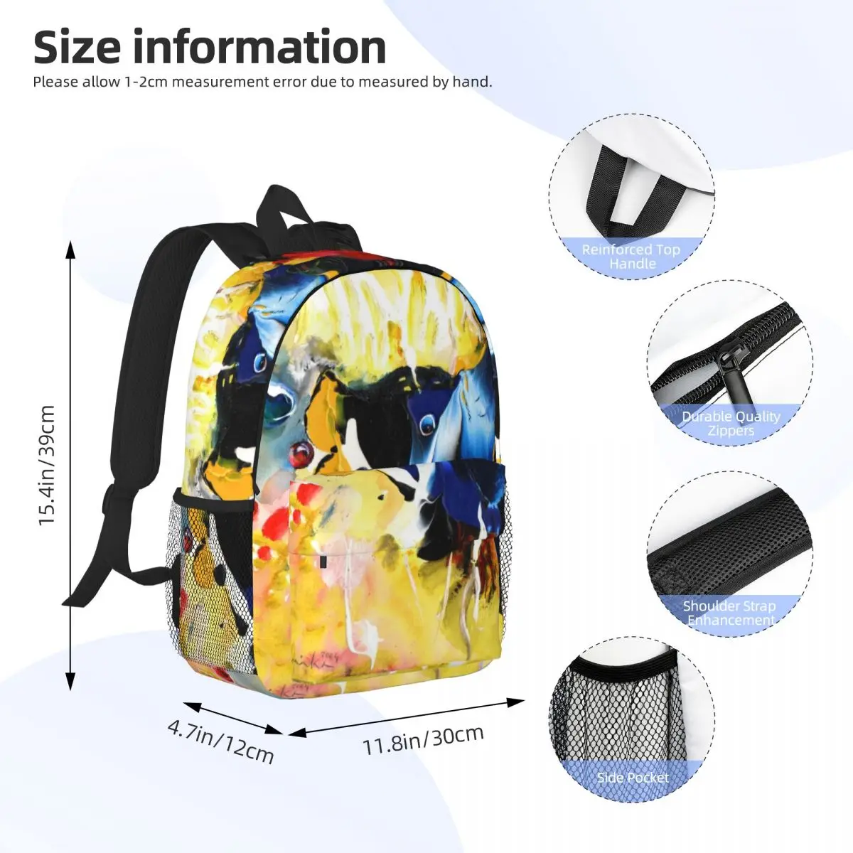 Finding Nemo Compact 15-Inch Backpack - Stylish Lightweight Bag Perfect for Students and Commuters