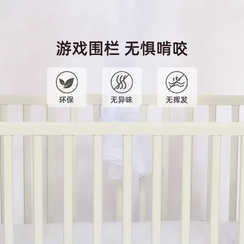 2026for Household Baby Splicing Bed Children Anti-drop Mosquito Net Bedroom Crib