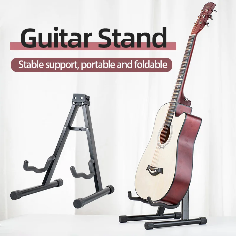 A-Type Guitar Stand, Upright Bass Stand, Acoustic Guitar Stand, Electric Guitar Stand, Multi-Color Pipa and Liqin Stand