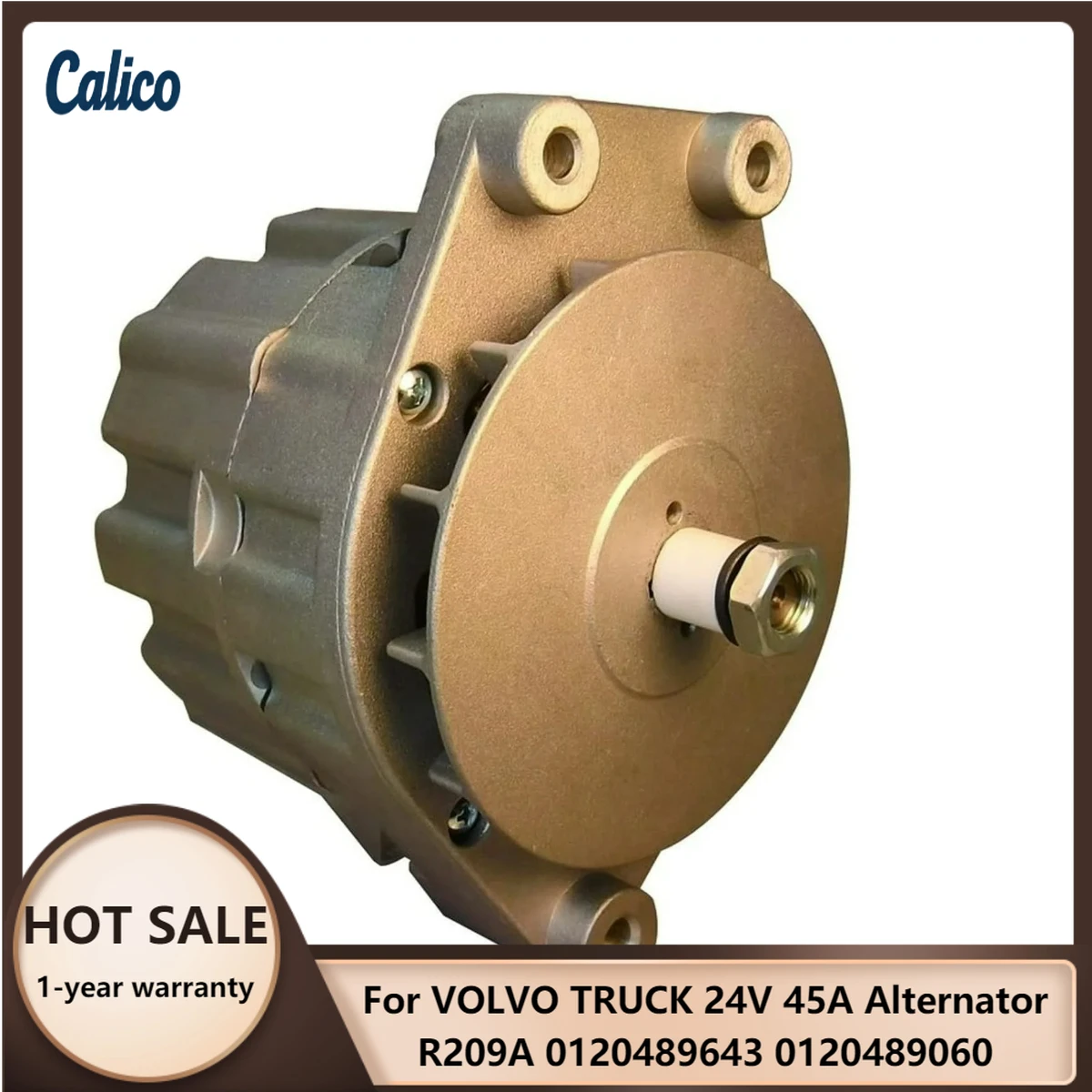 

Premium Grade Suitable for VOLVO TRUCK 24V 45A Alternator R209A 0120489643 0120489060