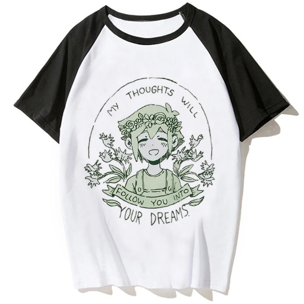 Omori Tee women anime harajuku tshirt girl Japanese clothing