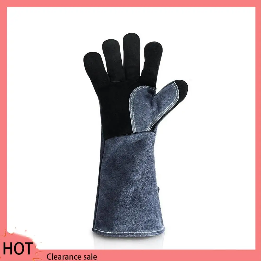 

A88Z Garden Gloves Leather Welding Gloves For Mig/Stick Welders, Heat Resistant Gloves For BBQ/Fireplace