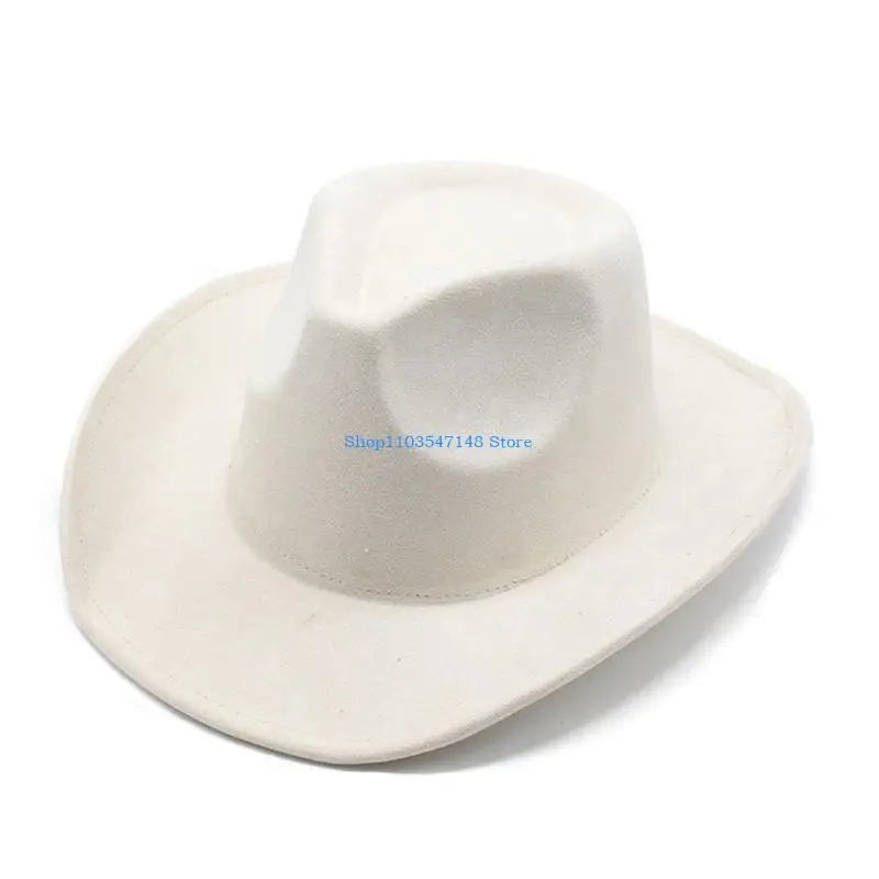P88B قبعات راعية البقر الشعبية للتخييم، قبعة فيدورا للحفلات، قبعة فيدورا للعزوبية #4