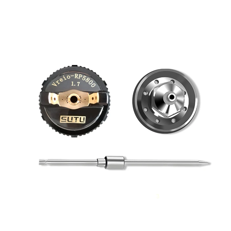 Replaceable parts for the 5800 three-piece spray gun