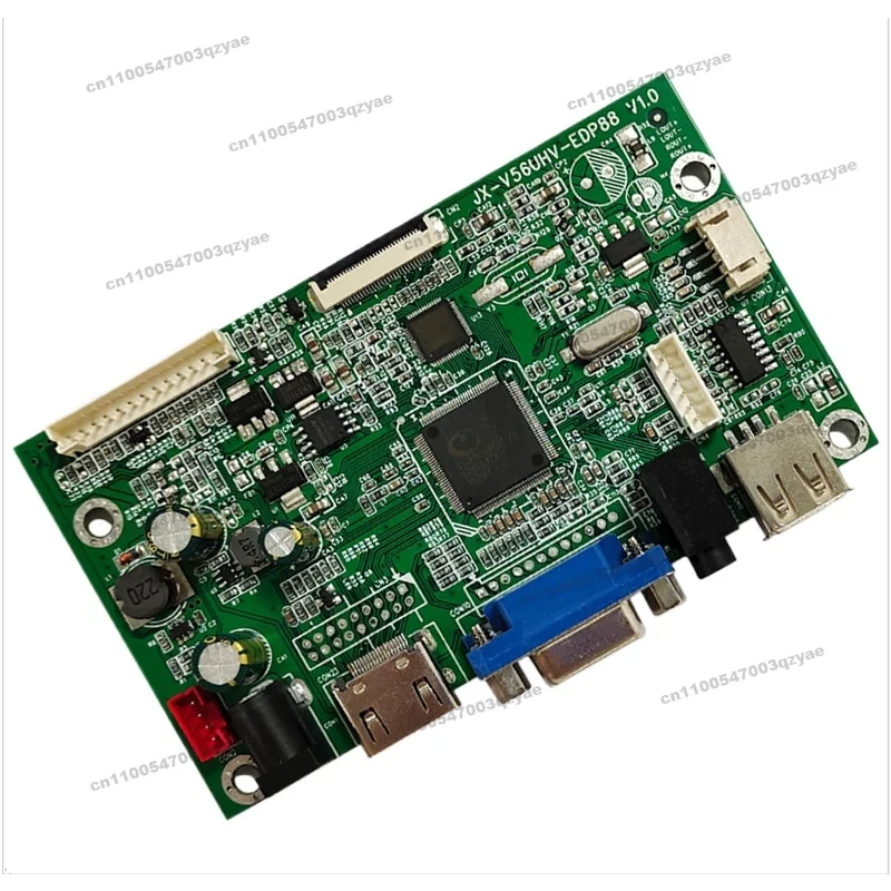 V56 HD LCD Monitor Driver Board Supports HDMI, VGA, USB, 1080PX Channels with Wide Voltage 9V-24V Channels