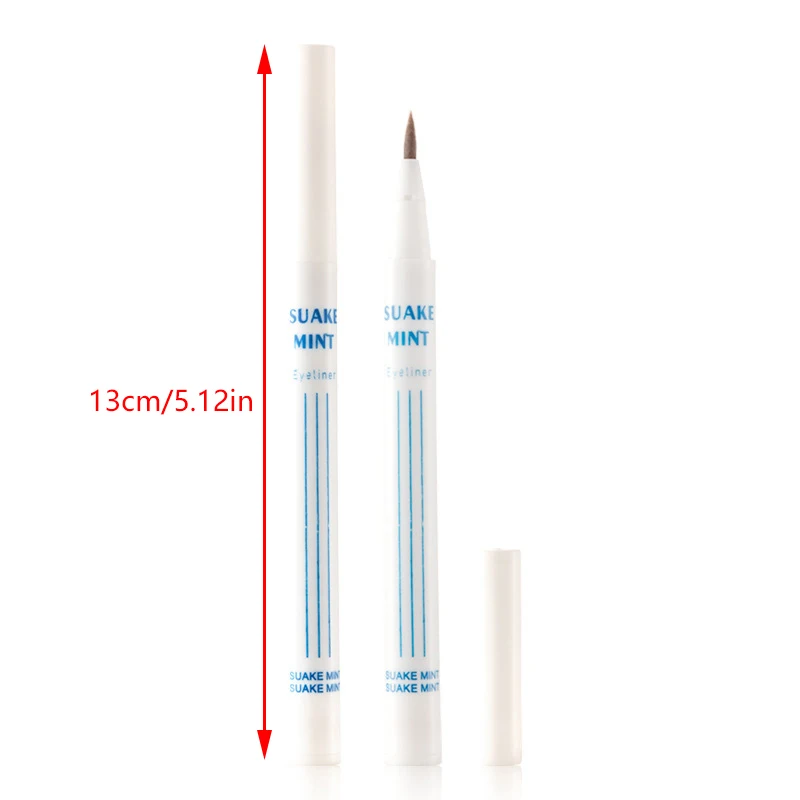 Eyeliner liquido sdraiato penna baco da seta ombretto opaco penna impermeabile ad asciugatura rapida a lunga durata glitter trucco occhi strumenti di bellezza