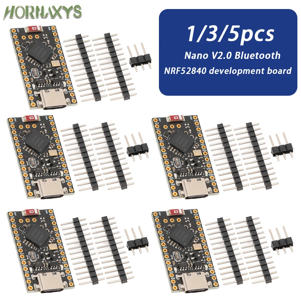 5/1PCS Pro Micro NRF52840 Development Board Compatible With Nice!Nano V2.0 Bluetooth Charging Management Pro Micro NRF52840